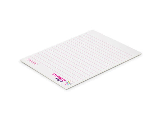 111764 - A5 Note Pad - 25 Leaves Corporate Stock