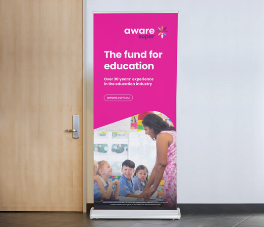 126776 -  Pull Up Banner Education Banner