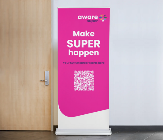 126776 -  Pull Up Banner Make Super Happen